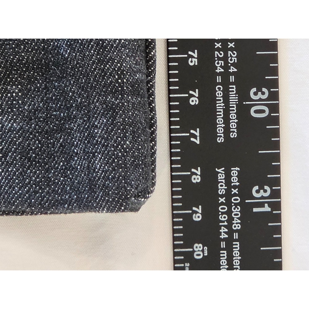 7 For All Mankind A Pocket Jeans Stretch Womens 30 Low Rise Black Boot USA Made - Picture 8 of 11
